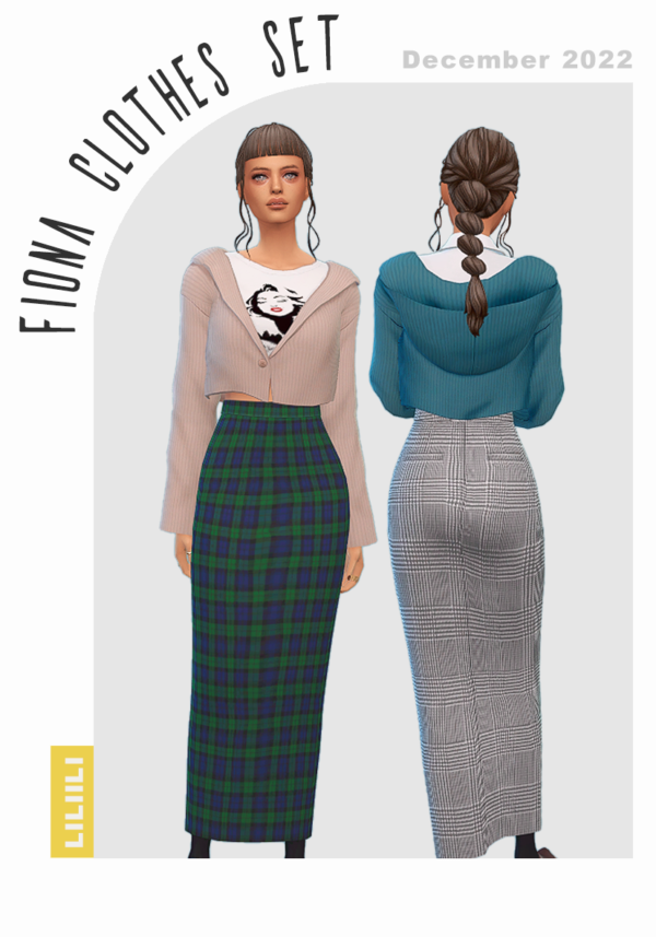 [Liliili] Ensemble de vêtements Fiona