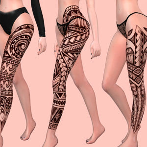 Tattoo Tótem Leg