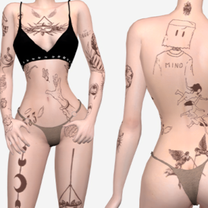Tatouages Beauté flottante
