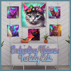Visions enchanteresses : Collection de chats fantastiques