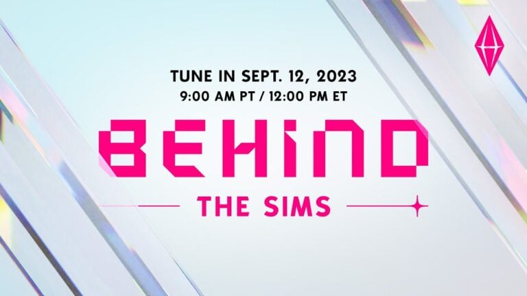 Eine neue Episode von Behind The Sims wird am Dienstag live gesendet