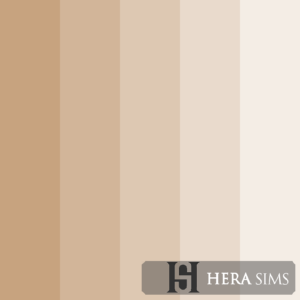 Frappuccino nude wall - set #2