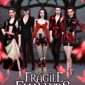 Aglais Lingerie Set (Fragile Flutters Collection)