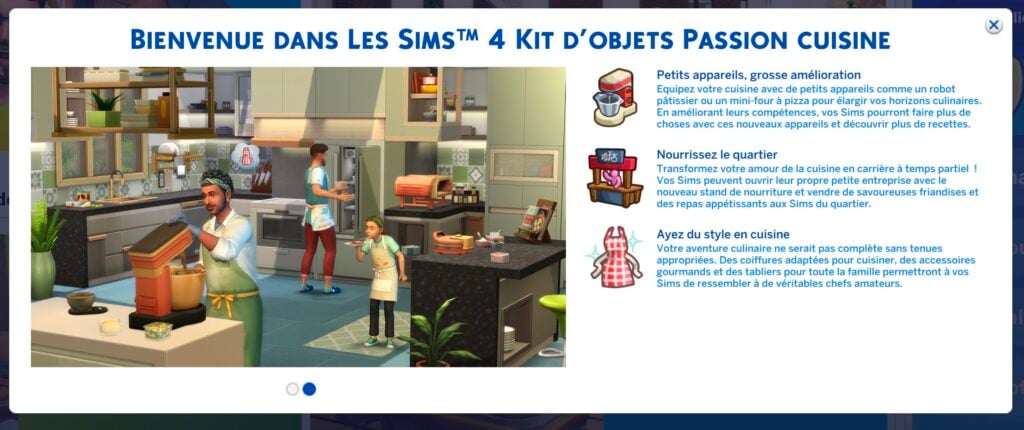 Aux fourneaux avec le kit Sims 4 Passion Cuisine