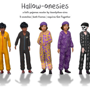 Pyjama enfant Hallow-onesies (Simblreen 2022)