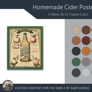 Affiche sur le cidre artisanal #1