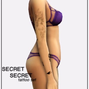 Set de tatouage secret secret
