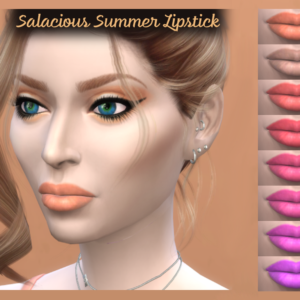 Salacious Summer Lipstick - 8 couleurs prédéfinies