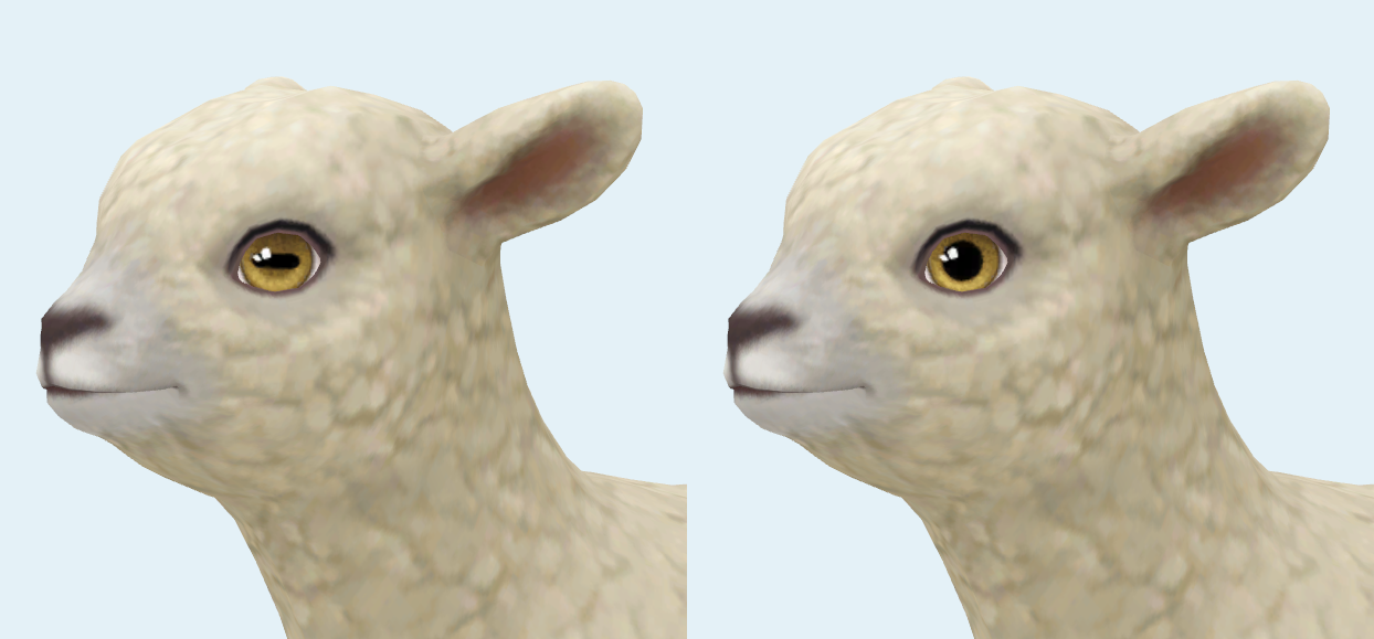 Soulmate Eyes pour Mini chèvres et moutons (par défaut)
