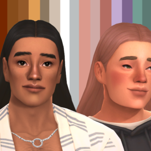 SDX026 - Lucky Hair Palette Recolor (Jeu de base-Masculin)