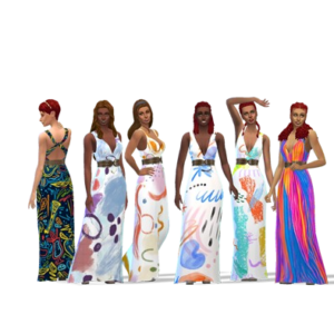 Robe longue boho de Kwools