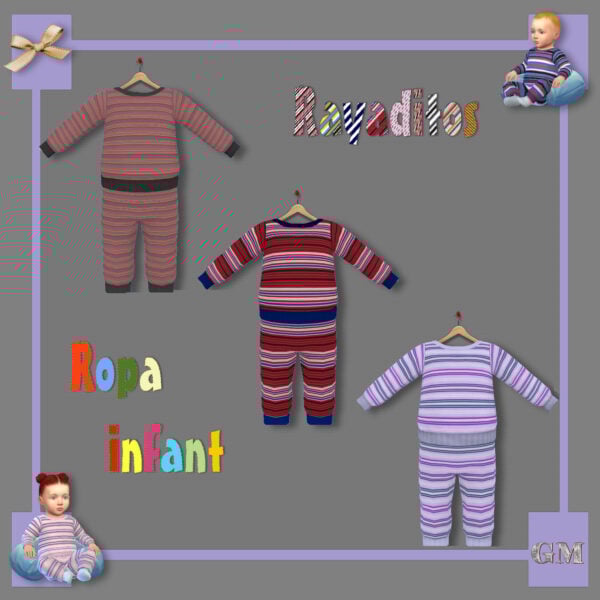 Rayaditos Ropa de bebé