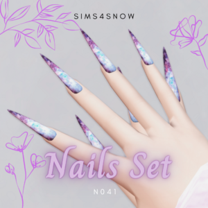 Set d'ongles N041