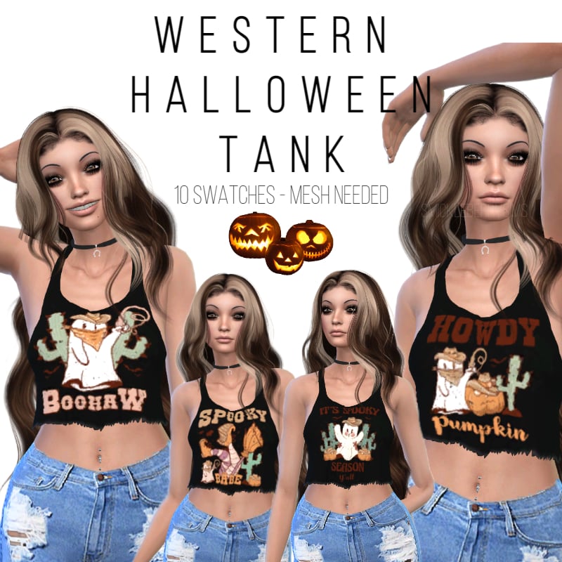Western Halloween Tank (recolor)