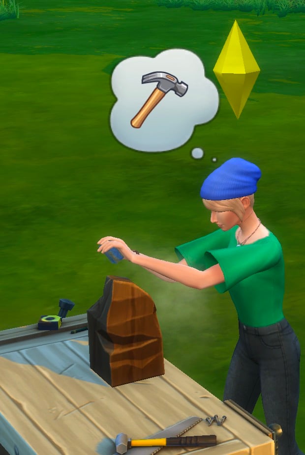 La compétence Bricolage des Sims 4