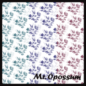 M. Opossum fleurs sur deux murs