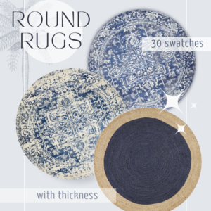 The Hamptons - Tapis ronds