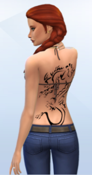 Tribal Dragon Tattoo - compatible avec le jeu de base