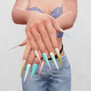 Set d'ongles N033