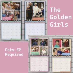 Calendrier des Golden Girls