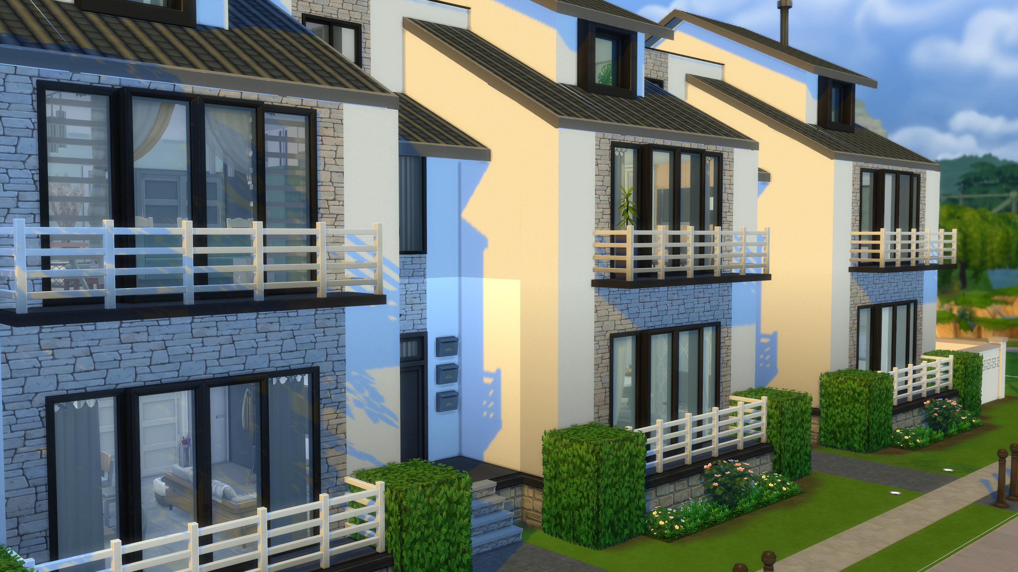 Downloadable apartments for The Sims 4