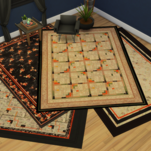 Tapis en linoléum déco