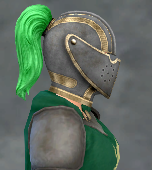 TSM Knight Ponytail Helmet (Chapeau-cheveux)
