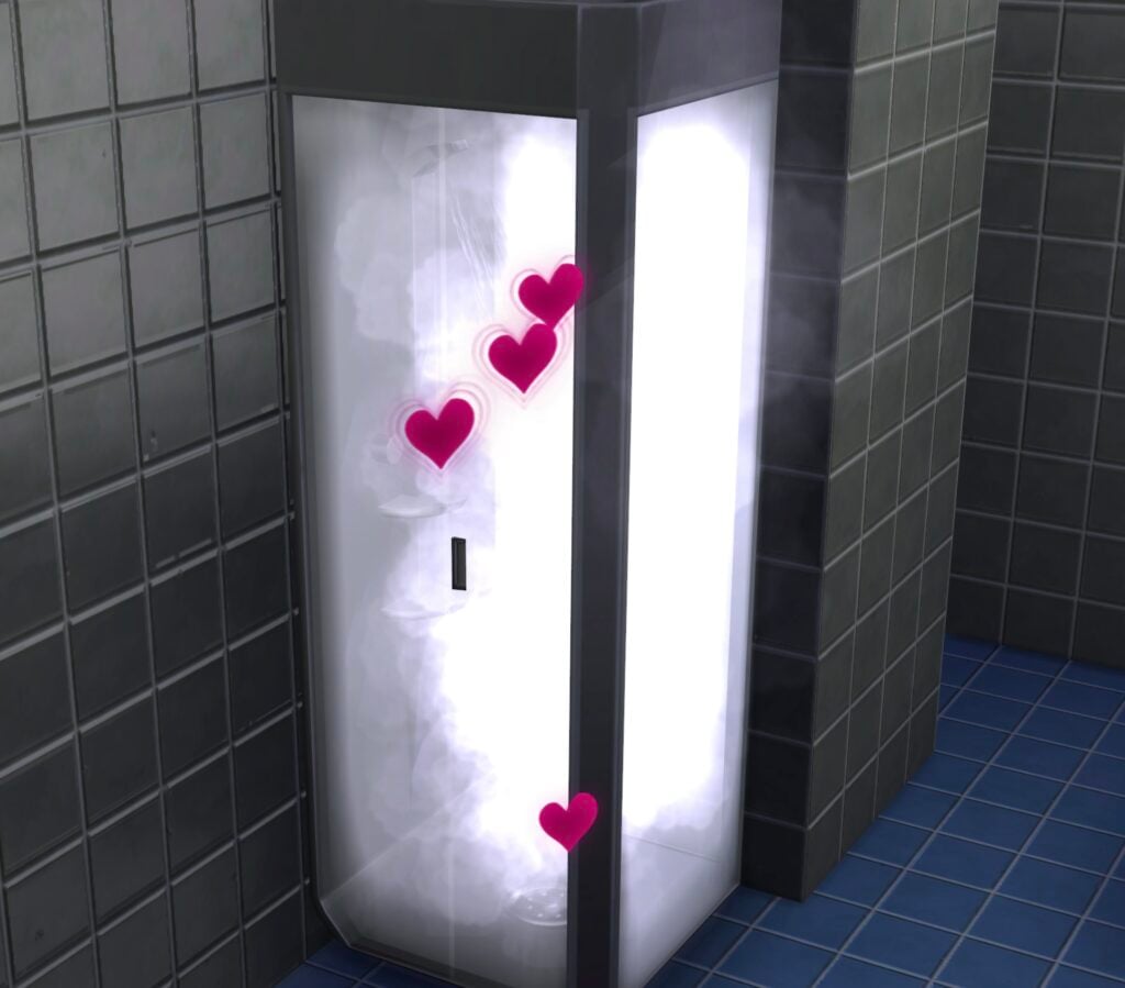 Crac crac sous la douche Sims 4