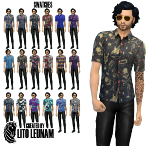 Chemise Vice city par Lito