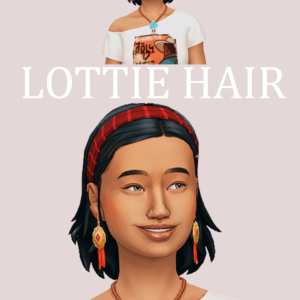 Simette, style Lottie Hairdans Les Sims