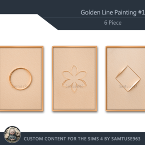 Peinture de la ligne d'or #1 Samtuse963