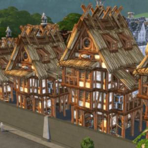 Maisons médiévales Hood Deco - Ensemble Smokehouse