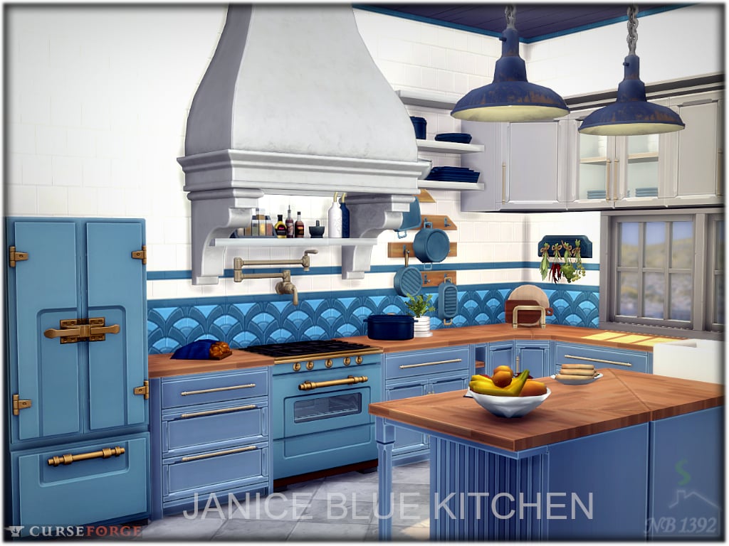 Janice Blue Kitchen