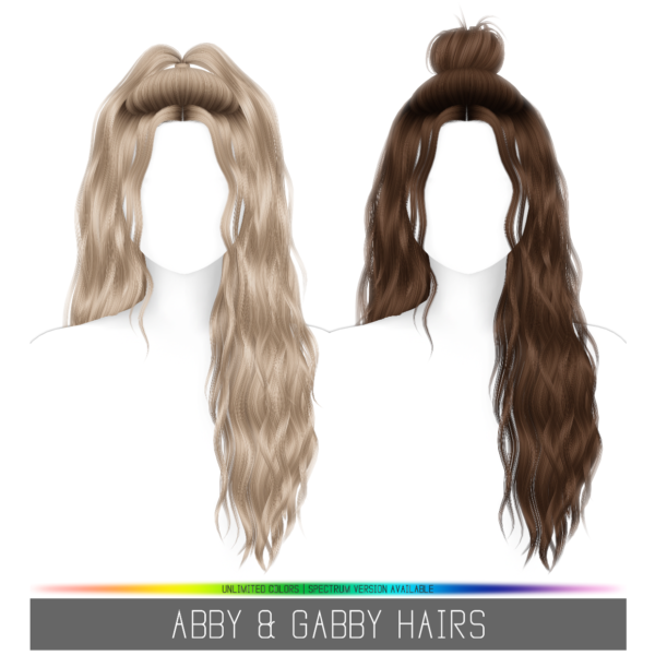 Les cheveux Abby et Gabby de Simpliciaty's