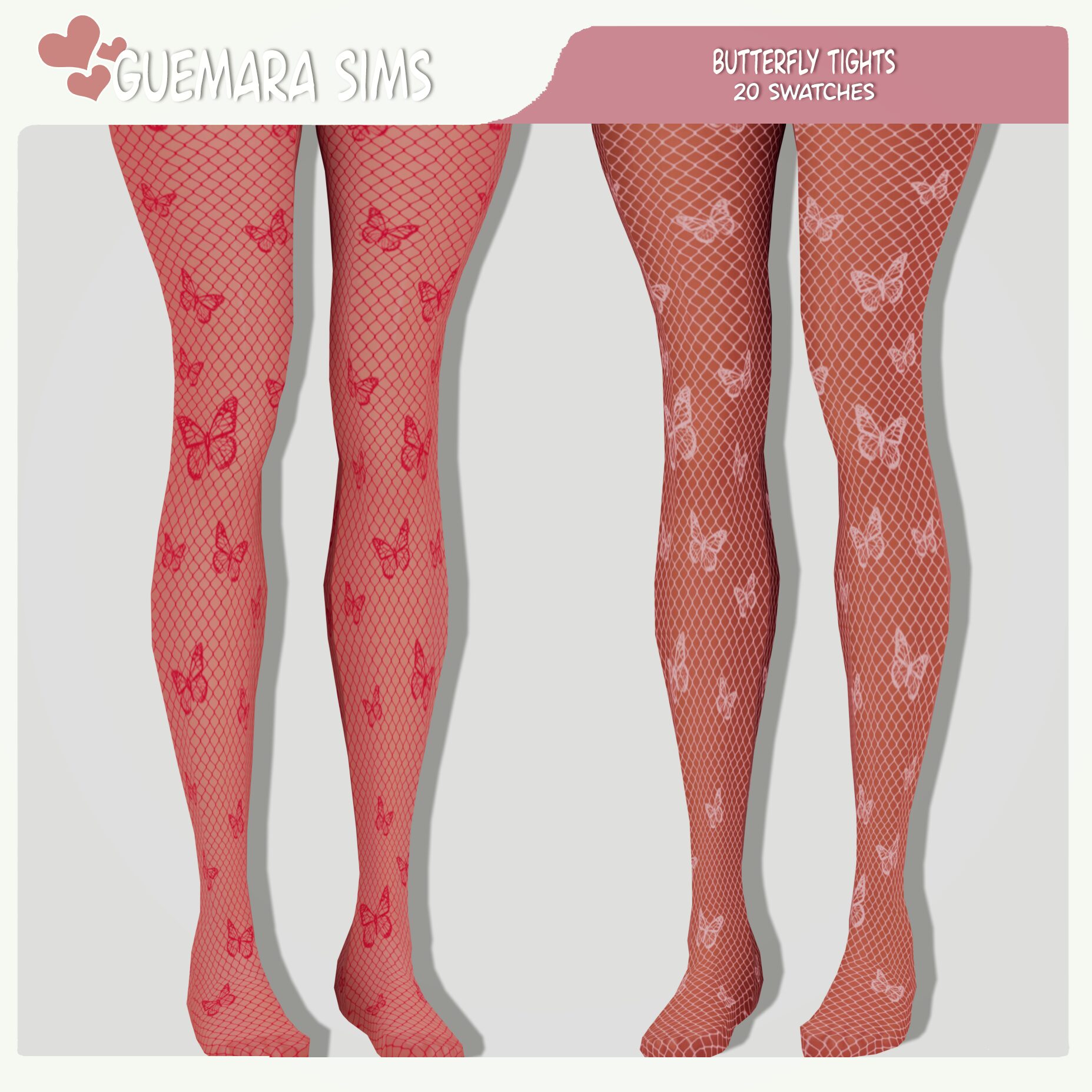 Collants papillon