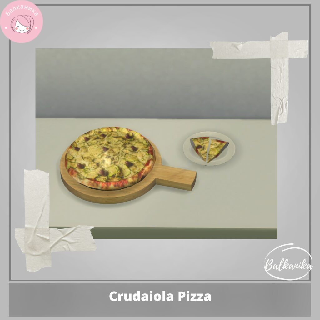 Crudaiola Pizza