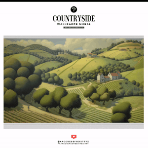 Papier peint mural campagne