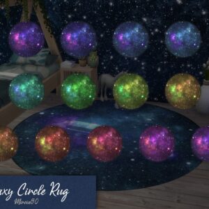 Tapis circulaire Galaxy