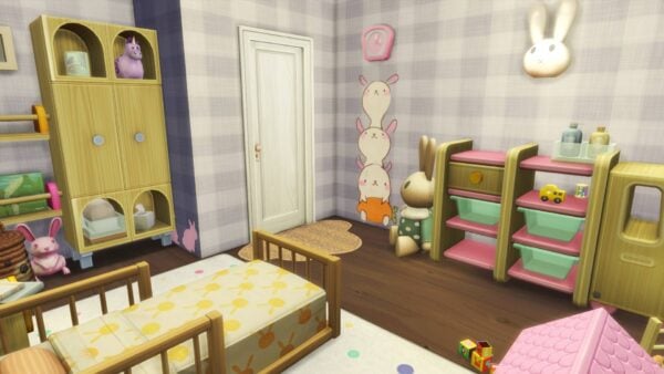 Chambre d'enfant lapin