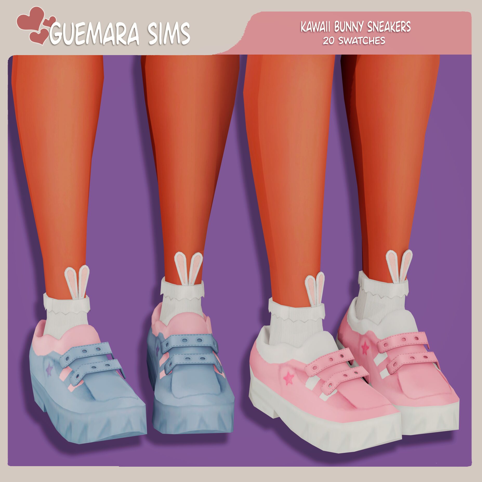 Baskets Kawaii Bunny