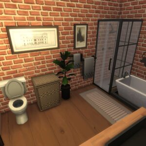 Salle de bains de style moderne-industriel