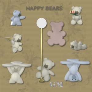 Mini-set OURSONS HEUREUX.V2