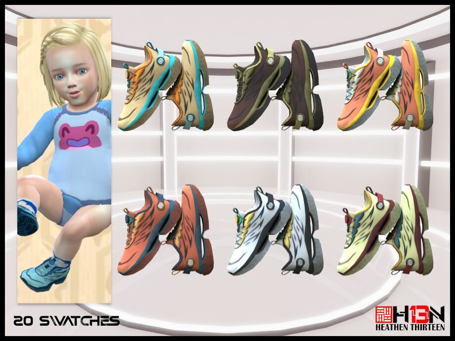 Chaussures d'entraînement légères Marathon Air Rotary Buckle pour enfants