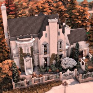 Grande maison familiale d'automne