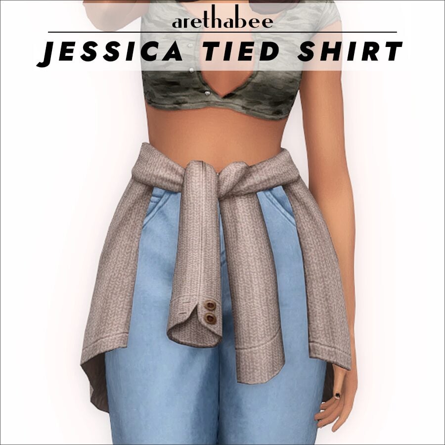 Jessica Tied Shirt Accessory