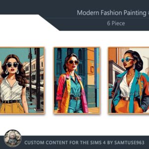 Peinture de mode moderne #4 Samtuse963