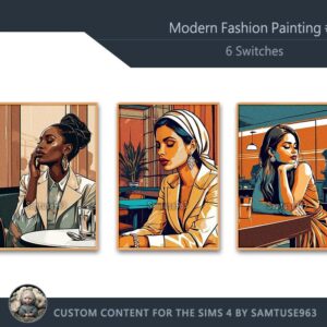 Peinture de mode moderne #5 Samtuse963