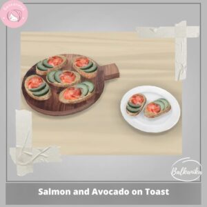 Saumon et avocat sur toast