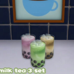 Oni Milk et Bubble Tea Set Traduit par LizzySims