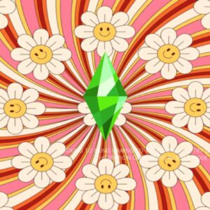 Écran de chargement Retro daisies